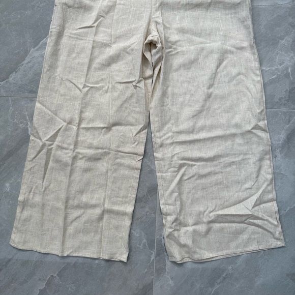 Women’s HYFVE Linen Blend Spaghetti Strap Sleeveless Jumpsuit Pants Size Small - Picture 7 of 15